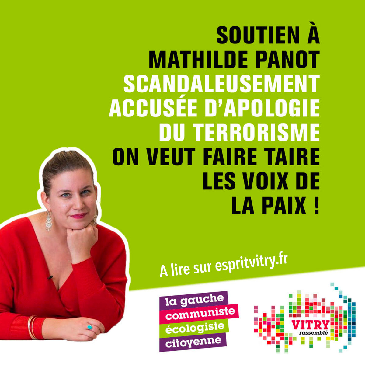 Soutien à Mathilde Panot