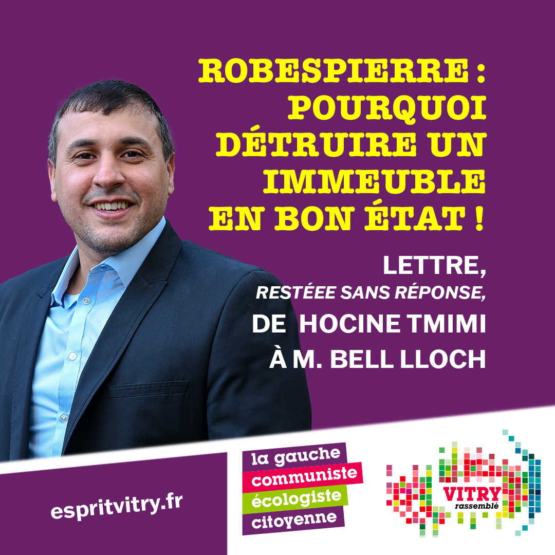 Robespierre : pourquoi démolir un immeuble en bon état !