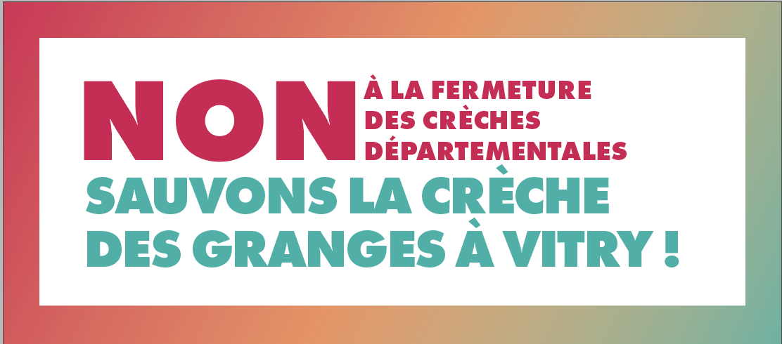 Sauvons les crèches